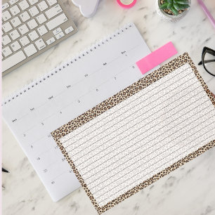 Plan With Me   Stylish 10"X6" Leopard Print Lined Post-it Notes