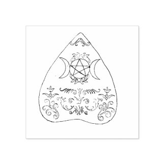 Planchette Rubber Stamp