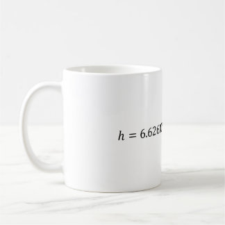 Planck's Constant Value  Coffee Mug