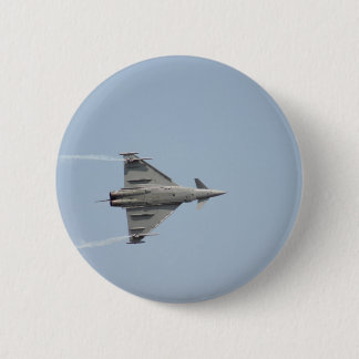 Plane 6 Cm Round Badge