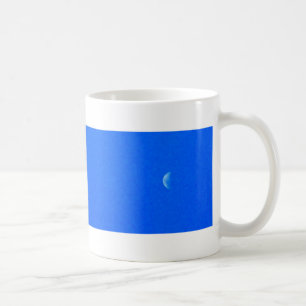 plane and moon coffee mug