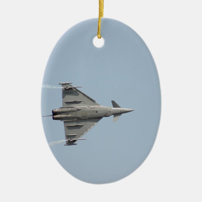 Plane Ceramic Tree Decoration (Front)