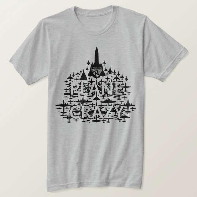 Plane Crazy -23 T-Shirt (Design Front)