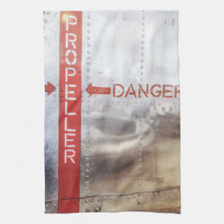 Plane Danger Tea Towel