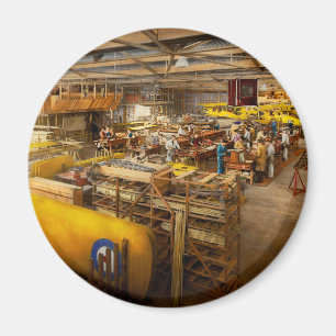 Plane - Factory - Hand made planes 1939 Magnet