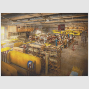 Plane - Factory - Hand made planes 1939 Tissue Paper