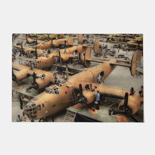 Plane - Factory - The Great Liberator 1943 Doormat