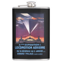 Plane Flying Over Searchlight Poster