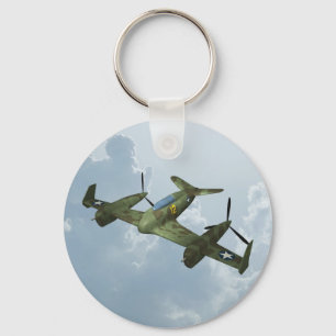 Plane Key Ring