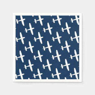 Plane pattern ı paper napkins
