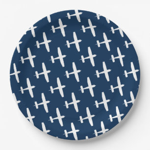 Plane pattern ı Party Paper Plates