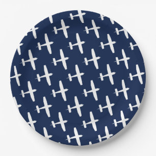 Plane pattern ı Party Paper Plates