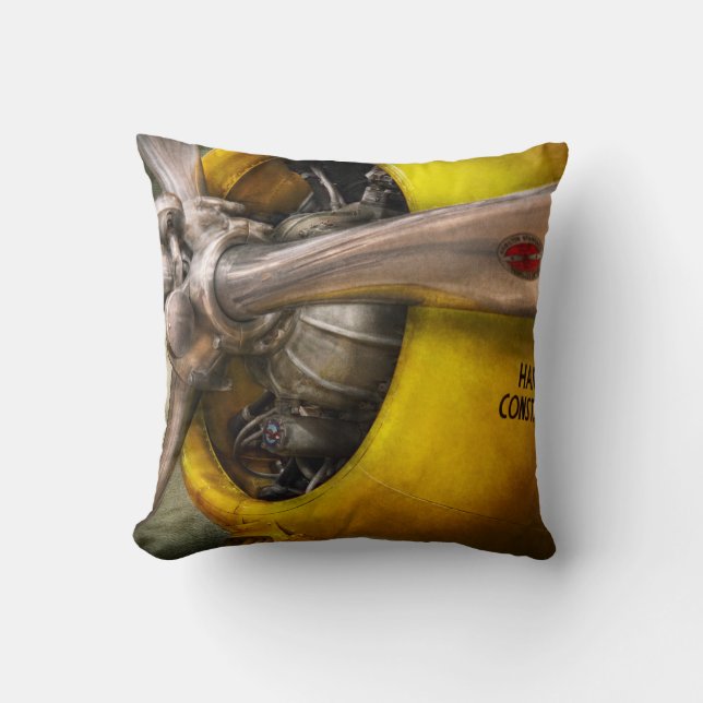 Plane - Pilot - Prop - Twin Wasp Cushion (Front)