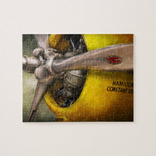 Plane - Pilot - Prop - Twin Wasp Jigsaw Puzzle