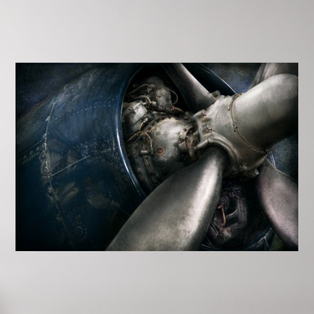 Plane - Pilot - Prop - You are clear to go Poster (Front)