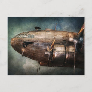 Plane - Pilot - The flying cloud Postcard