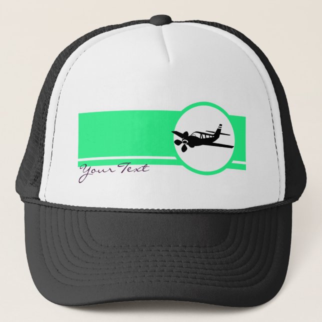Plane silhouette trucker hat (Front)