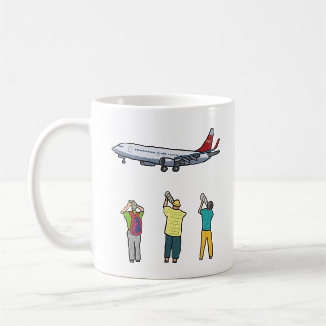Plane Spotting Coffee Mug (Left)