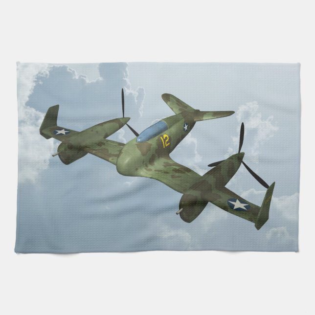 Plane Tea Towel (Horizontal)
