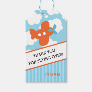 Plane Thank You Tags (Travel Birthday Favour)