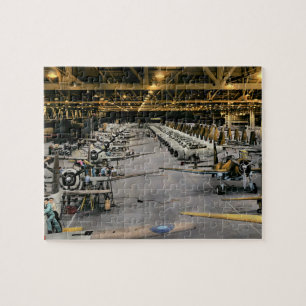 Plane - The world's fastest production line 1942 Jigsaw Puzzle
