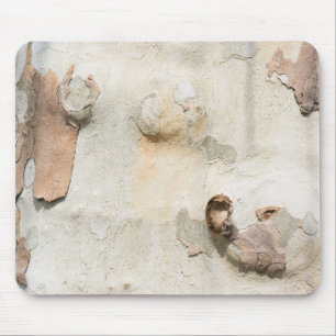 Plane tree camouflage looks bark pattern mouse pad