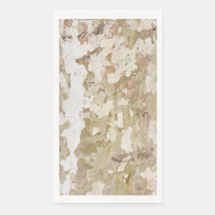 Plane tree camouflage looks bark pattern napkin