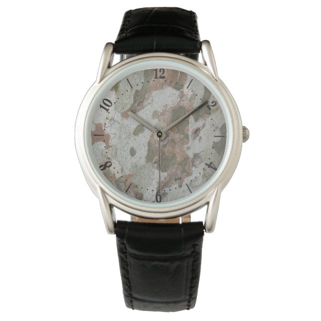 Plane tree camouflage looks bark pattern watch (Front)