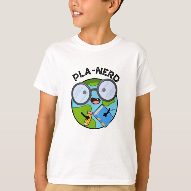 Planerd Funny Planet Puns  T-Shirt (Front)