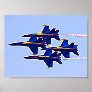 Planes Blue Angels Poster