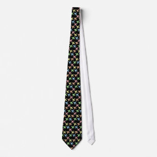 planes pattern tie
