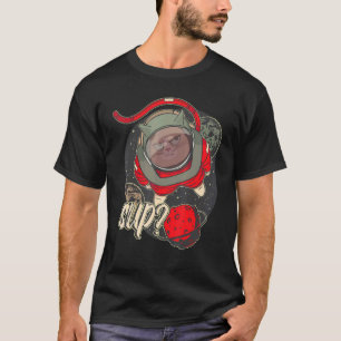 Planet Astronaut Space Cat Kids Astrology T-Shirt