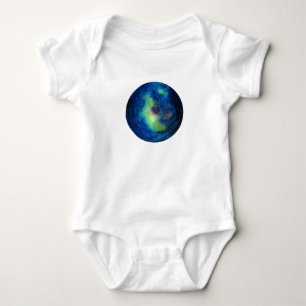 Planet Baby Jersey Bodysuit, White Bodysuit