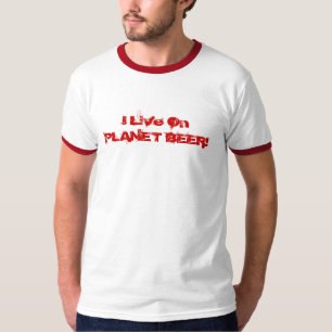 Planet Beer Red Ringer T-Shirt