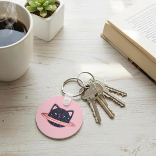 Planet Cat Keychain