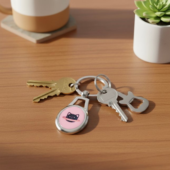 Planet Cat Keychain (Creator Uploaded)