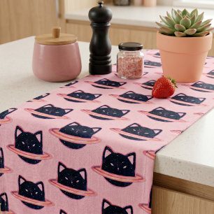 Planet Cat Long Table Runner