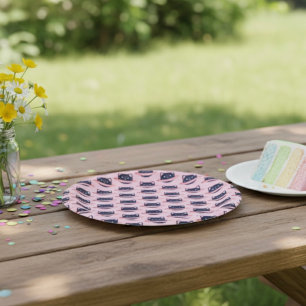 Planet Cat Paper Plates