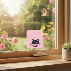 Planet Cat Triangle Sticker