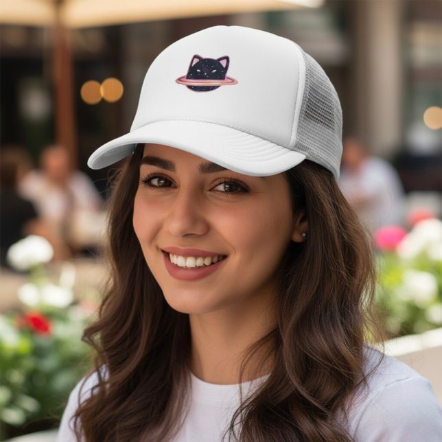 Planet Cat Trucker Hat (Creator Uploaded)