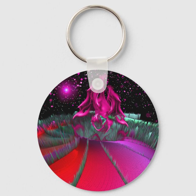 Planet Chlorboniev Pink Key Ring (Front)