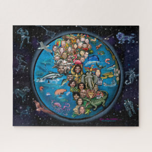 Planet Earth and Constellations Jigsaw Puzzle