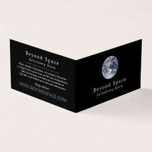 Planet Earth, Astronomer, Astronomy Store Business Card