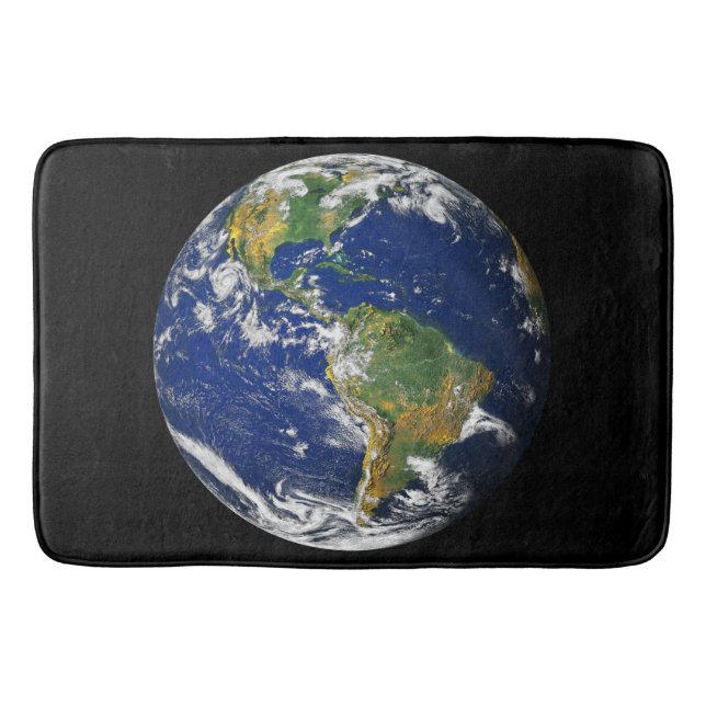 Planet Earth Bath Mat (Front)
