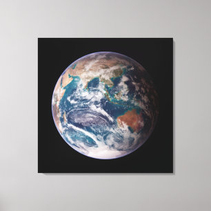 Planet Earth Blue Marble Canvas Print
