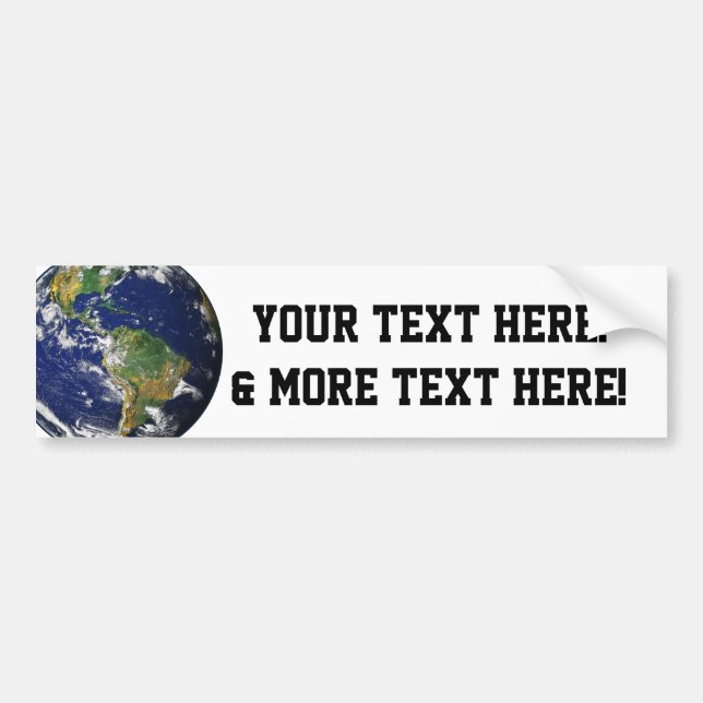 Planet Earth | Bumper Sticker (Front)