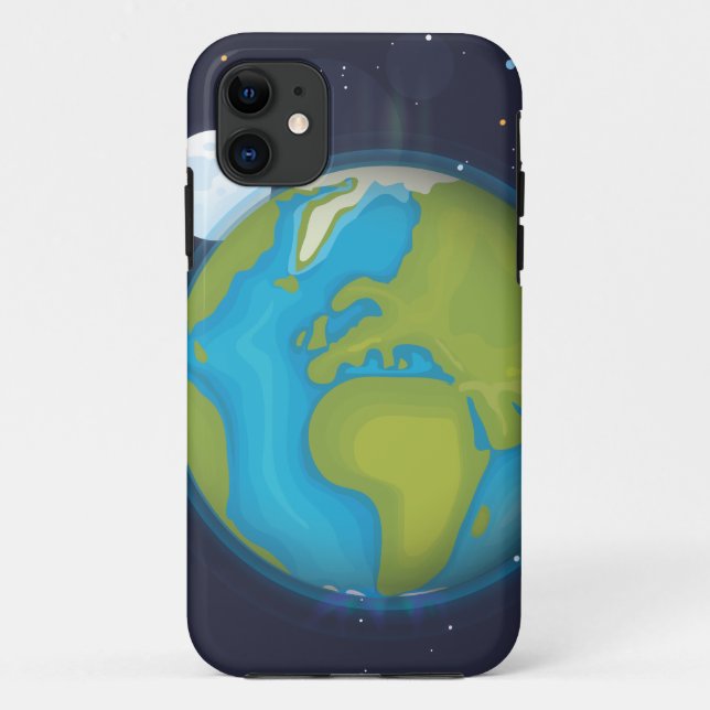 Planet Earth Case-Mate iPhone Case (Back)