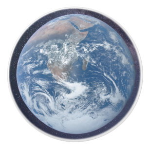 Planet Earth Ceramic Knob