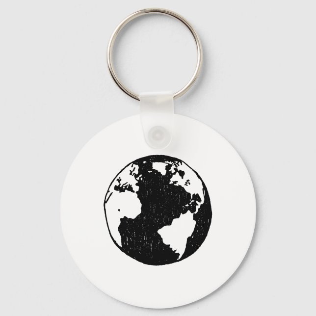 Planet Earth Ecology Earth Lover  Key Ring (Front)