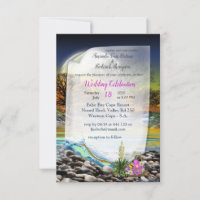 Planet Earth Element wedding invite